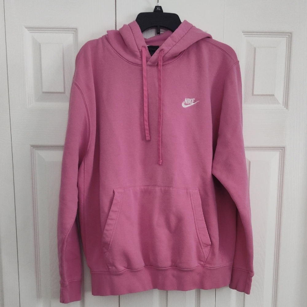 Pink Nike Pullover Hoodie